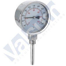 TERMÓMETRO BIMETALICO INOXIDABLE CONEXION VERTICAL 